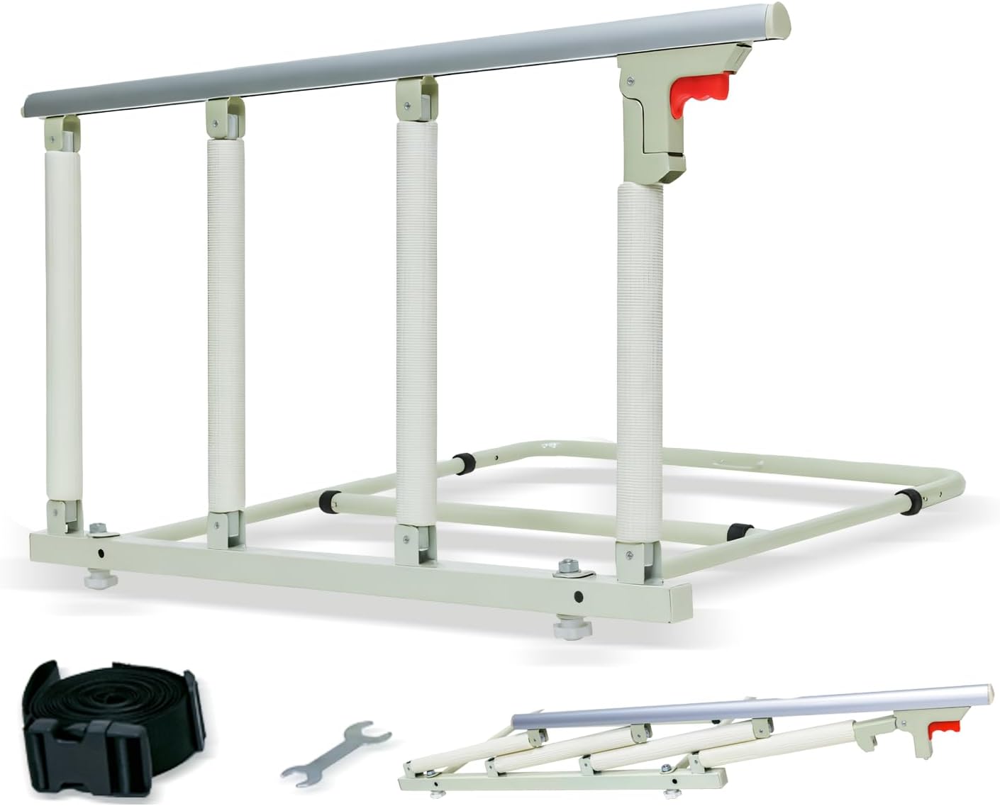 Sturdy adjustable bed rails for adults providing safety and support during sleep or mobility